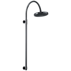 Abode Euphoria Exposed Rigid Tubular Riser with 20cm Round Showerhead